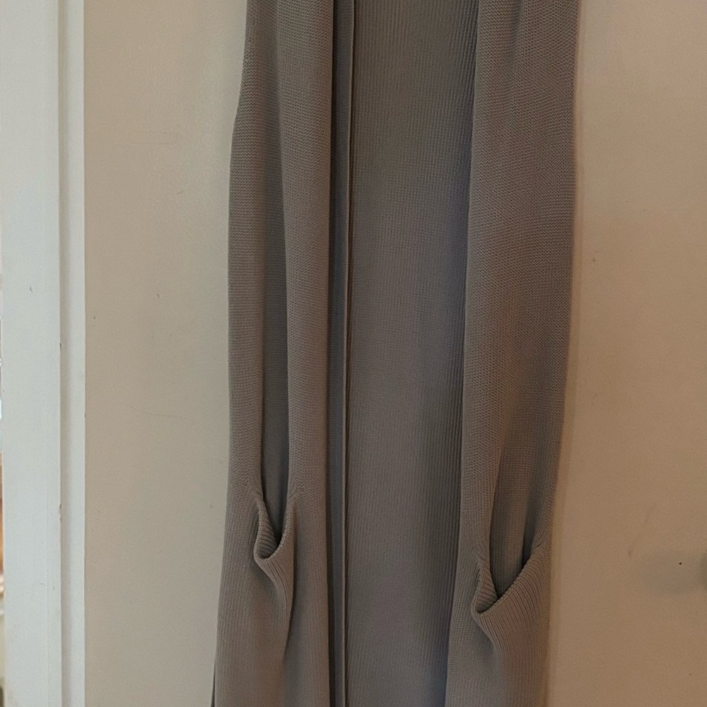 Wilfred Light Gray Knit Cardigan